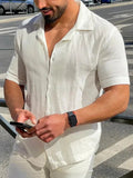 Men's Cotton Casual Shirt-Men Shirts-LeStyleParfait