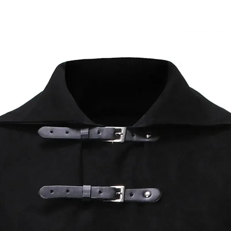 LeStyleParfait Vest Coat Belted Turn Down Collar Sleeveless Plain-Solid-Vest Coat