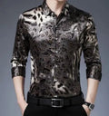 Men's Leopard Print Shirt-Men Shirts-LeStyleParfait