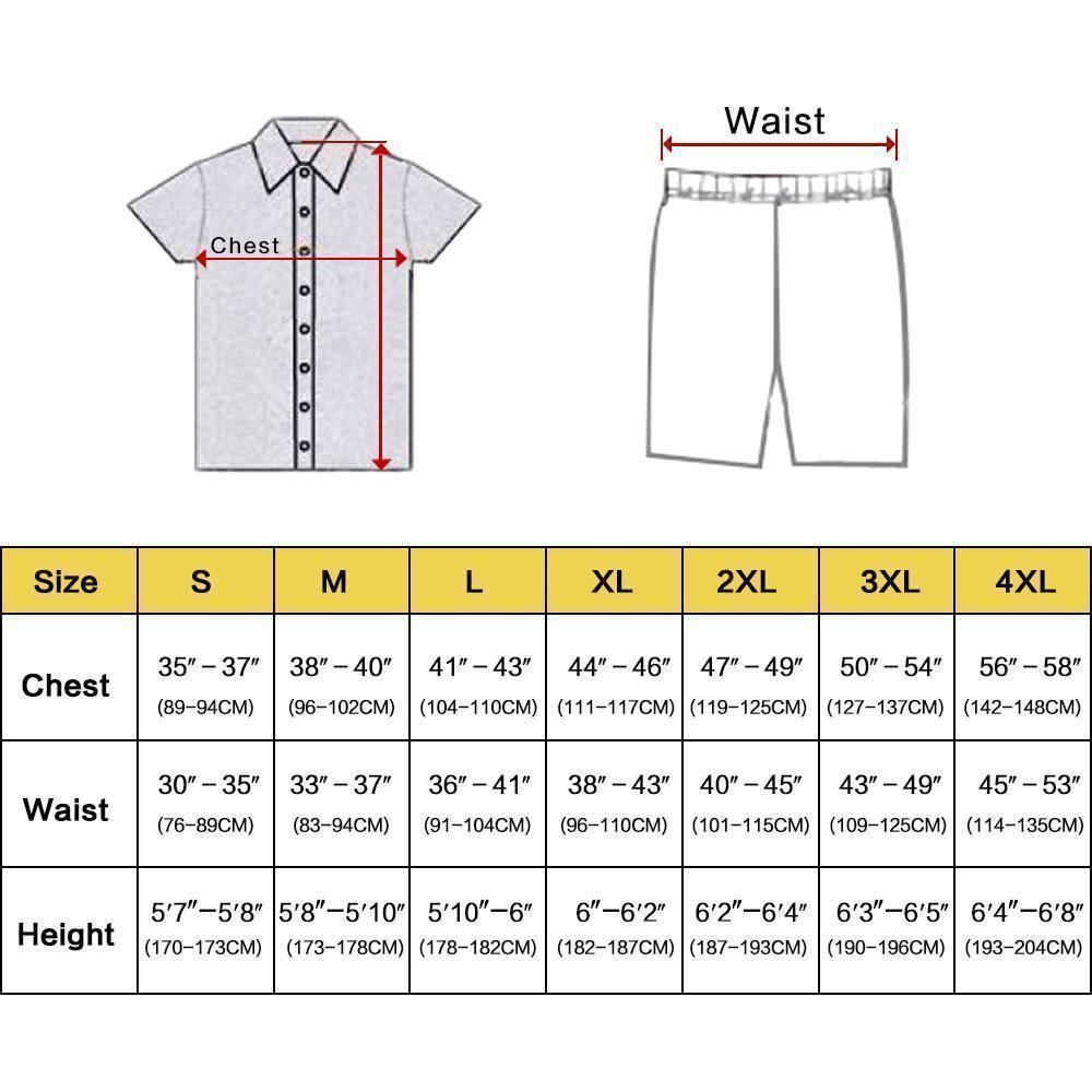 Mens Pyjamas Silk Satin Sleepwear Pajama Shorts Set - Sleepwear - LeStyleParfait Kenya