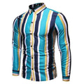 Men's Sabuni Striped Casual Shirt-Men Shirts-LeStyleParfait