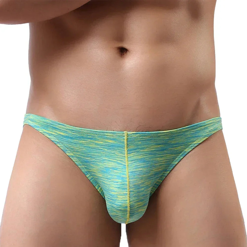Lingerie sexy pour homme, culotte multicolore taille basse, string élastique, jouet sexy, slip, sous-vêtement pour homme