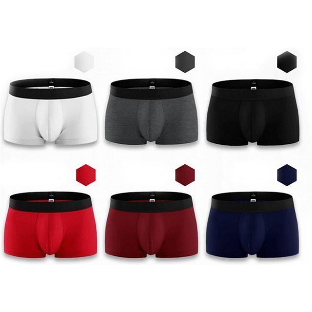 Buy Mens Underwear Soft Boxers Cotton Boxer 4Pcs\lot Underwear at