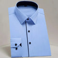 Men's Vintage Formal Dress Shirt-Men Shirts-LeStyleParfait