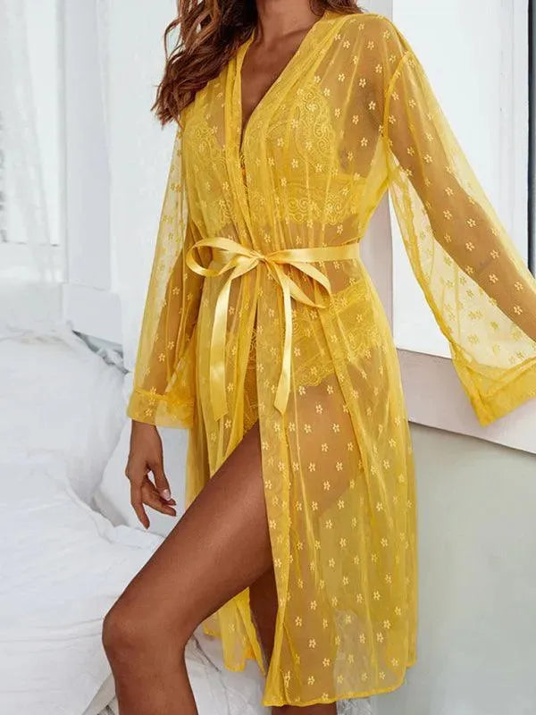 Mesh See-through Lingerie Set - Lingerie Set - LeStyleParfait