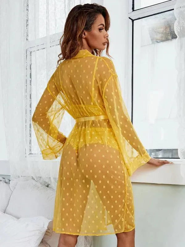 Mesh See-through Lingerie Set - Lingerie Set - LeStyleParfait