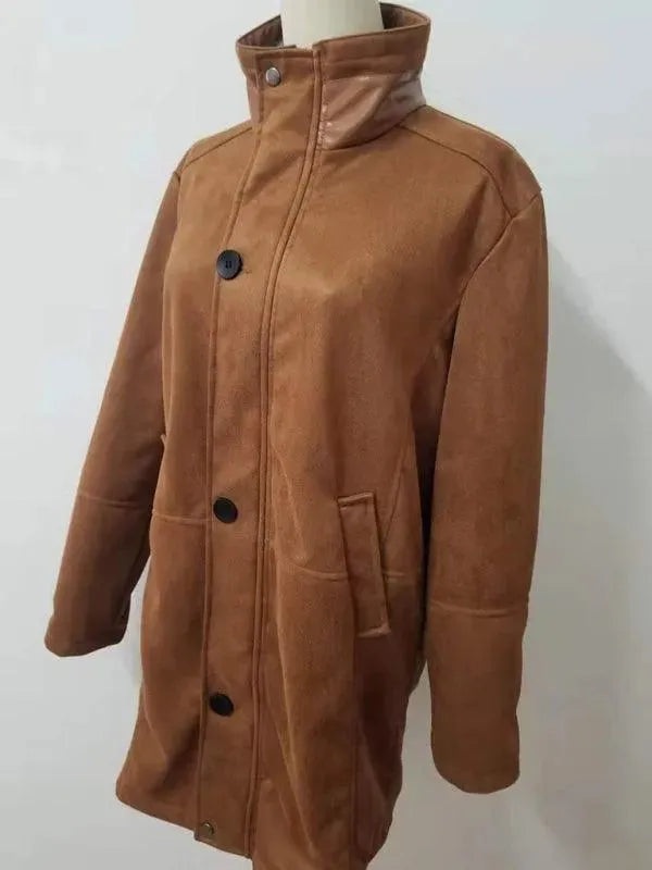 Mid-Length Loose Zipper Men Winter Coat - Winter Coat - LeStyleParfait