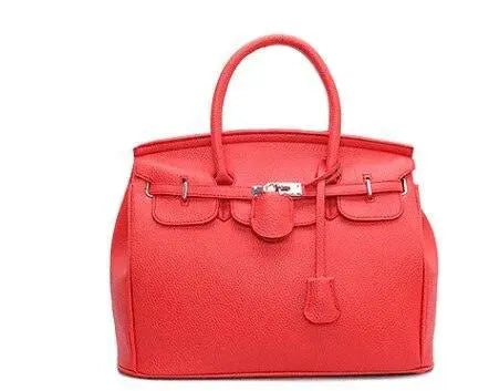 Minimalist Leather Handbag - Handbag - LeStyleParfait