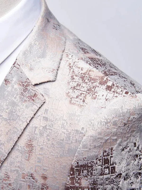 Mix and Match Printed Two Piece Suit - Two Piece Suit - LeStyleParfait