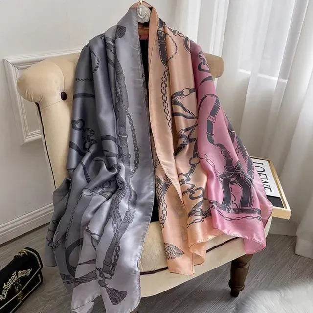 Muffler Silk Scarves - Scarf - LeStyleParfait