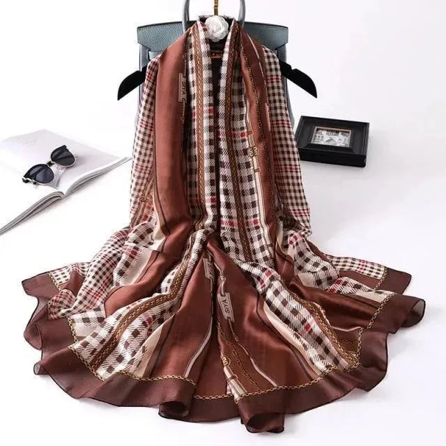 Muffler Silk Scarves - Scarf - LeStyleParfait