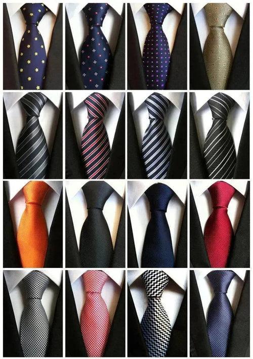 No Time Wasted Silk Necktie - Necktie | LeStyleParfait-Necktie