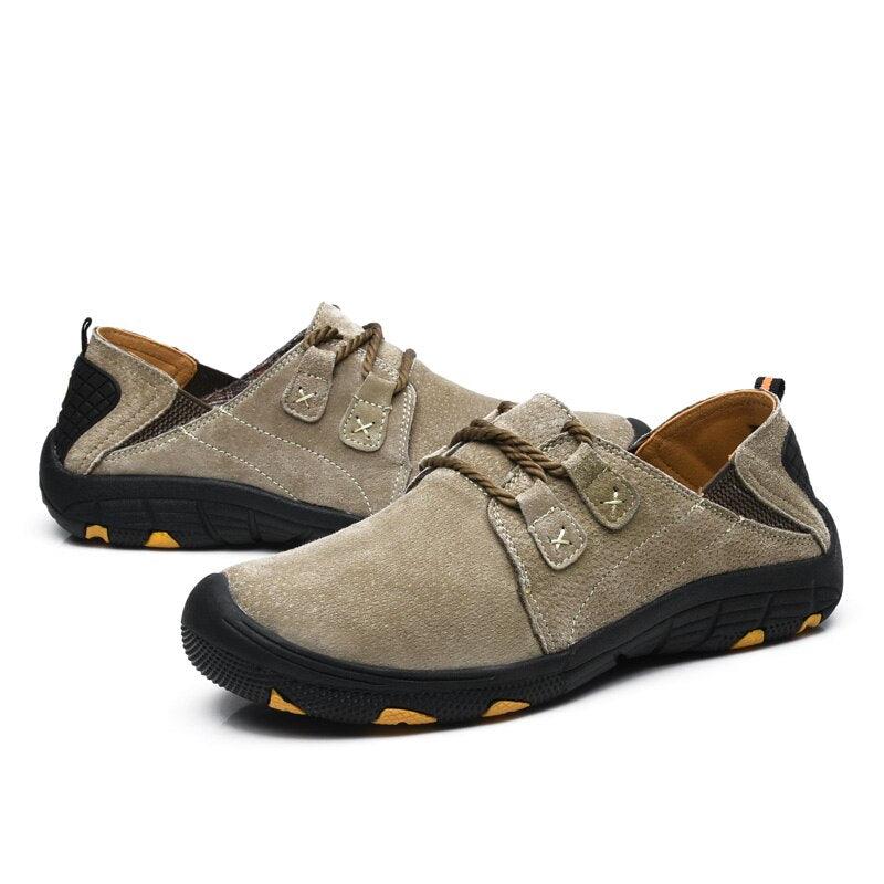 ''Onyx'' - Casual Hiking Leather Shoes - Shoes - LeStyleParfait Kenya