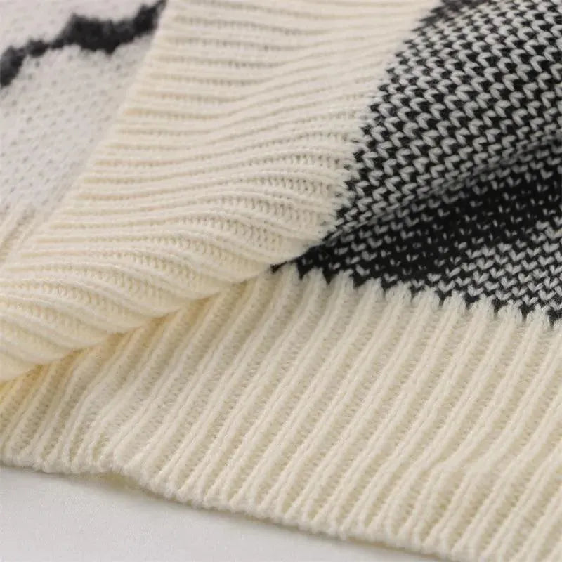 Oversized Turtleneck Sweater For Women - Pullover Sweater - LeStyleParfait