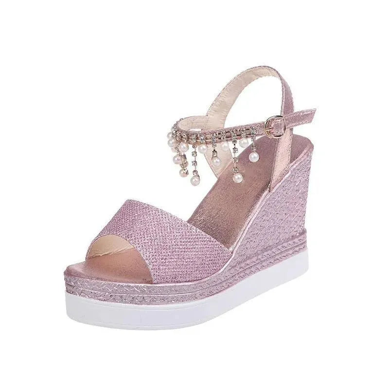 Peep Toe Summer Wedge Shoes - Wedge Shoes - LeStyleParfait