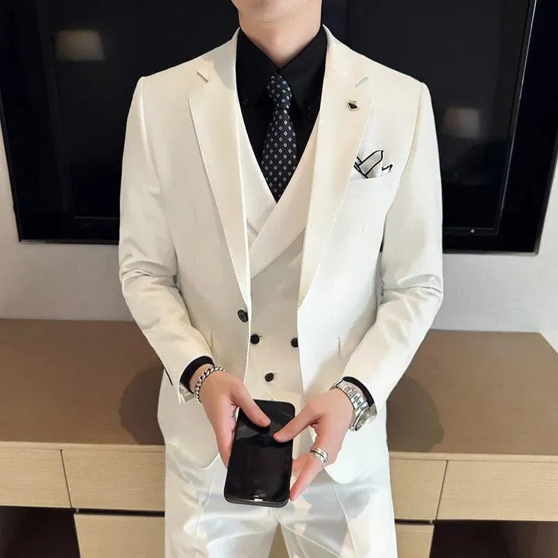 Pietro Formal Business Suit - Three Piece Suit - LeStyleParfait