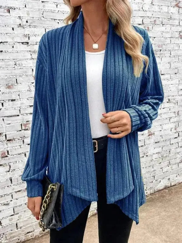 Pit lapel Loose Women Cardigan Sweater - Cardigan Sweater - LeStyleParfait