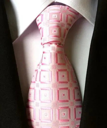 Plaid Striped Silk Men Neckties - Necktie | LeStyleParfait-Necktie