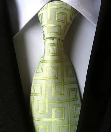 Plaid Striped Silk Men Neckties - Necktie | LeStyleParfait-Necktie