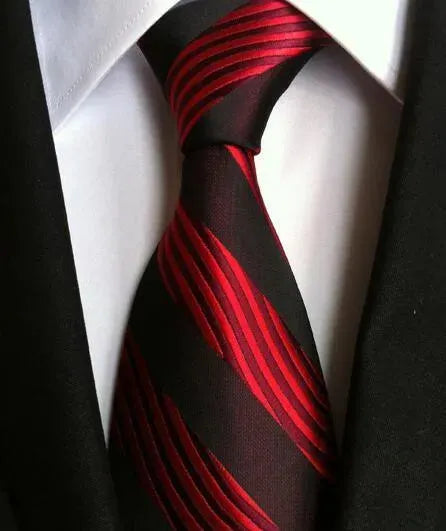 Plaid Striped Silk Men Neckties - Necktie | LeStyleParfait-Necktie