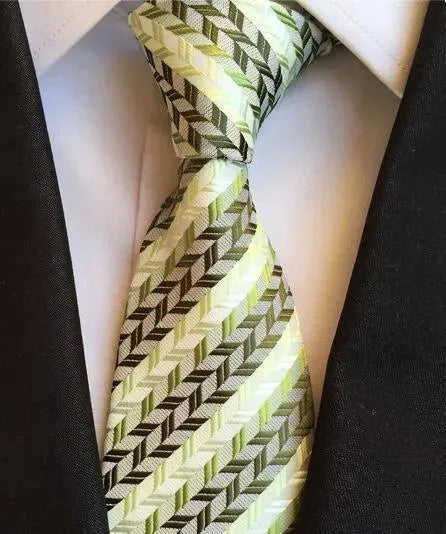 Plaid Striped Silk Men Neckties - Necktie | LeStyleParfait-Necktie