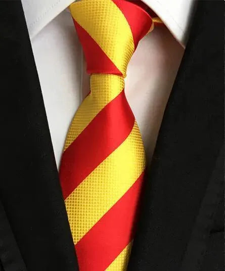 Plaid Striped Silk Men Neckties - Necktie | LeStyleParfait-Necktie