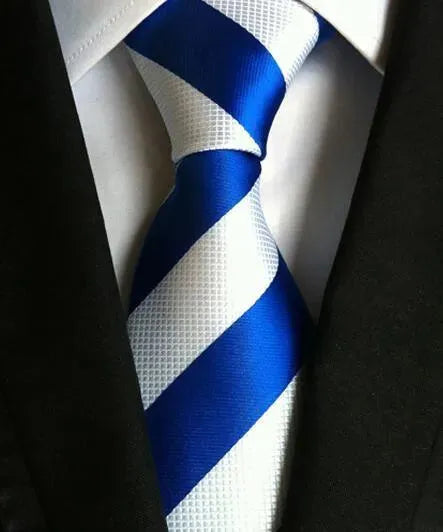 Plaid Striped Silk Men Neckties - Necktie | LeStyleParfait-Necktie