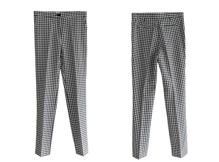 Plaid Women's Pants Suit, Slim Fit - Suit - LeStyleParfait Kenya
