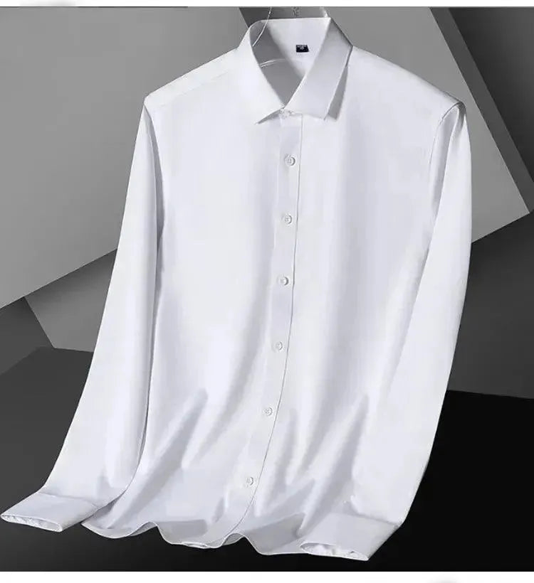 Plain Formal Men's Dress Shirt - Dress Shirt - LeStyleParfait