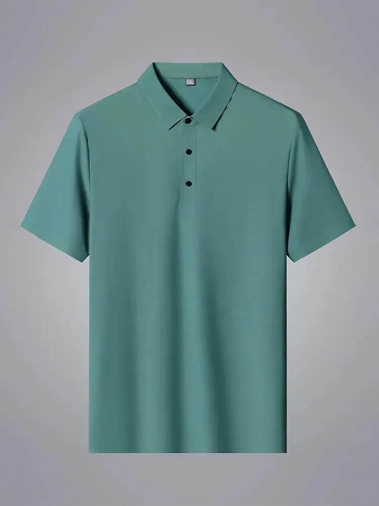 Plain Short Sleeve Men Polo Shirt - Polo Shirt - LeStyleParfait