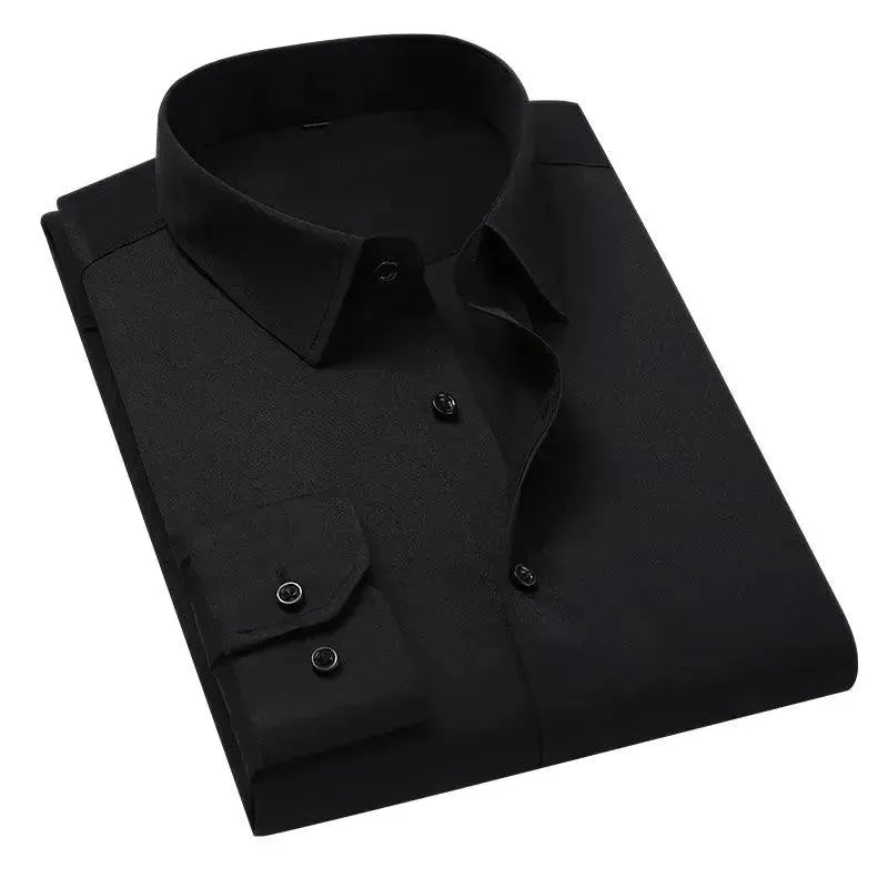 Plain Slim Fit Formal Dress Shirt - Dress Shirt - LeStyleParfait