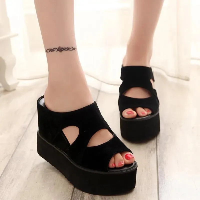 Platform Wedge Sandals - Wedge Shoes - LeStyleParfait