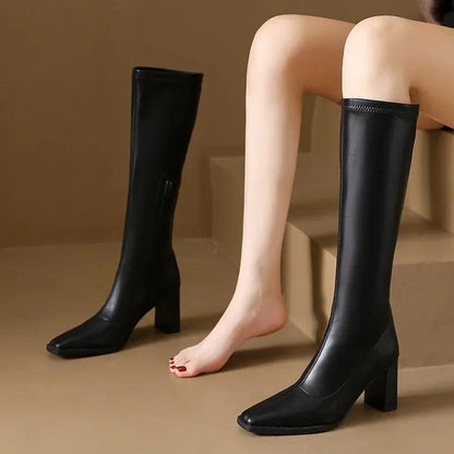 Pointed Toe Knee-high Boots for Women - Knee-High Boots - LeStyleParfait Kenya