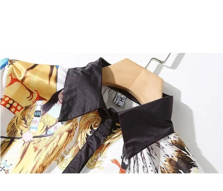 Printed Chiffon Women Shirts - Women's Shirt - LeStyleParfait