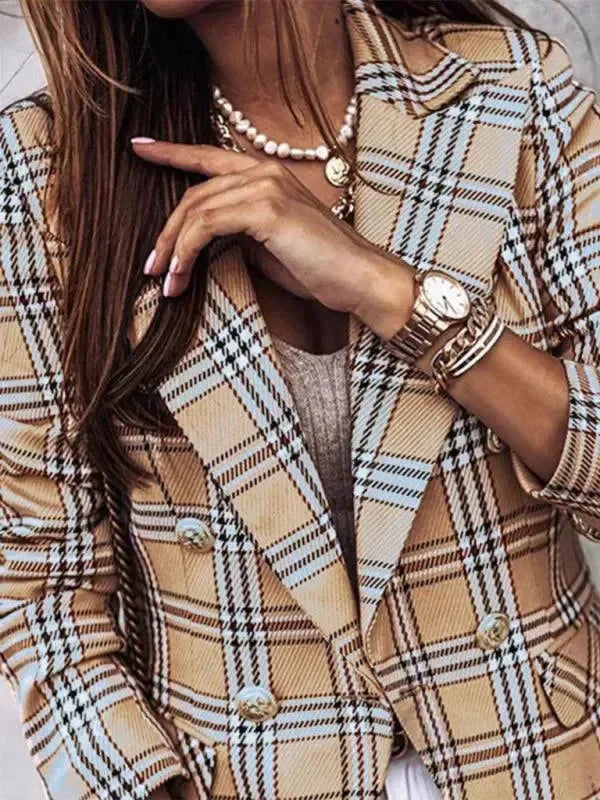 Printed Long Sleeve Women Coat - Coat - LeStyleParfait