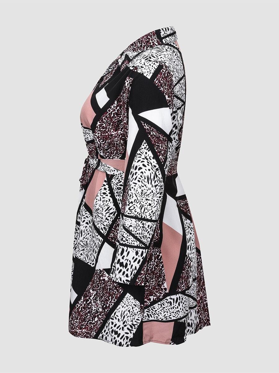 Printed Party Dress - Plus Size - Dress - LeStyleParfait Kenya