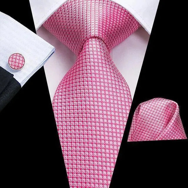 Pure Dedication Cufflink Necktie Set - Necktie | LeStyleParfait-Necktie