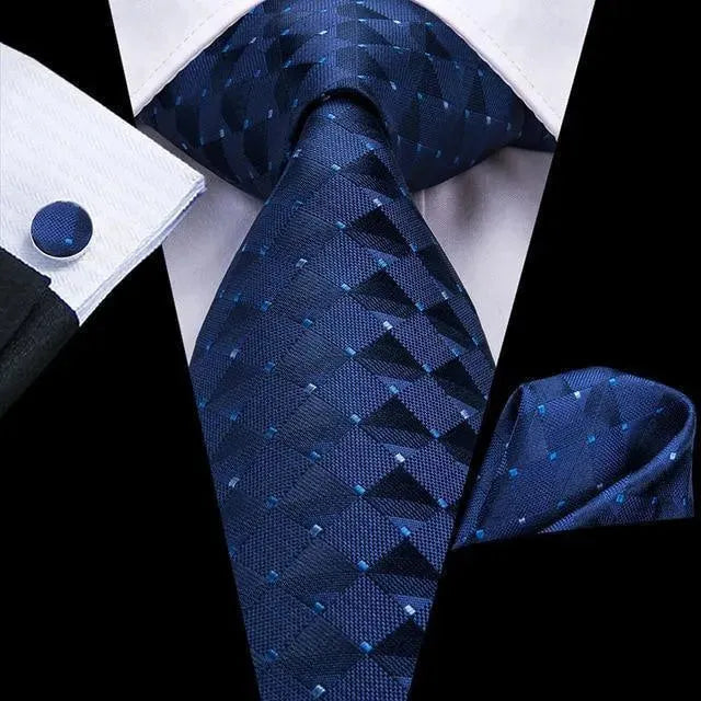 Pure Dedication Cufflink Necktie Set - Necktie | LeStyleParfait-Necktie