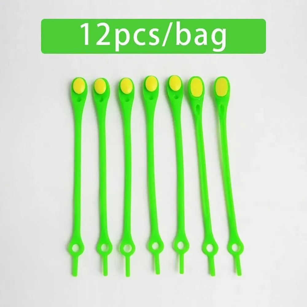Rainbow No Tie Shoelaces 12pcs/ Lot - Shoelaces - LeStyleParfait