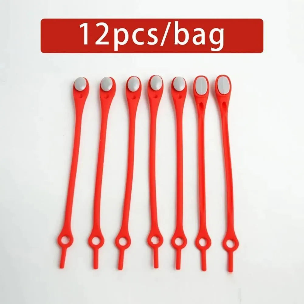 Rainbow No Tie Shoelaces 12pcs/ Lot - Shoelaces - LeStyleParfait