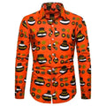Red African Print Streetwear Shirt-Men Shirts-LeStyleParfait