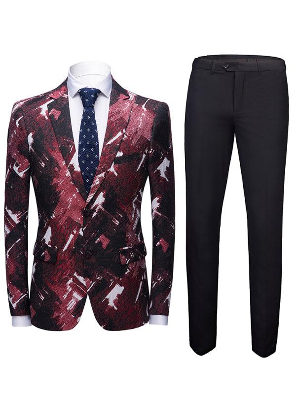 Red Mix and Match Two Piece Suit - Two Piece Suit - LeStyleParfait Kenya