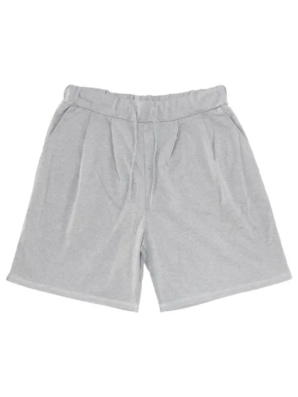 Relaxed Casual Solid Shorts Two-Piece Set - Solid Casual Shorts Two-Piece Set - LeStyleParfait