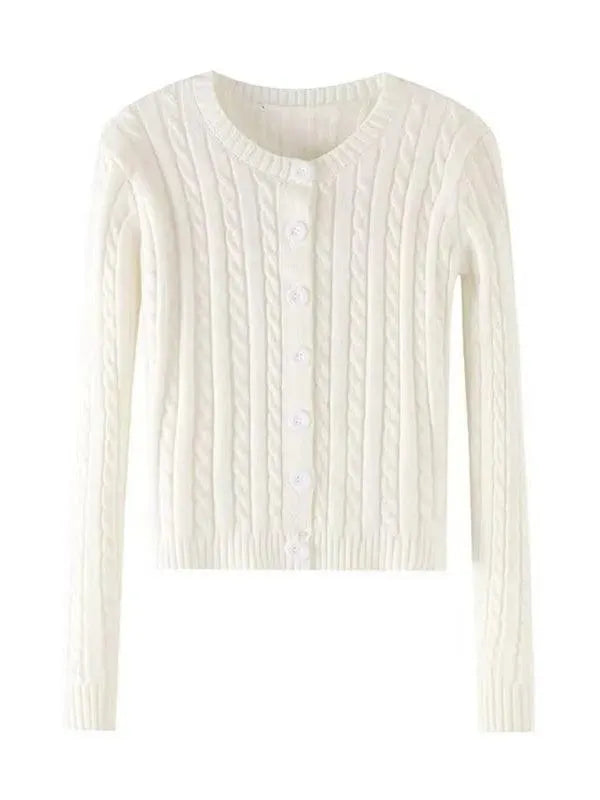 Retro Twist Women Cardigan Sweater - Cardigan Sweater - LeStyleParfait