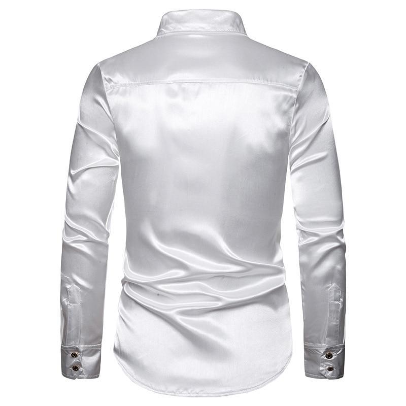 Reznor Sequins Silk Shirts For Men - Shirt - LeStyleParfait Kenya