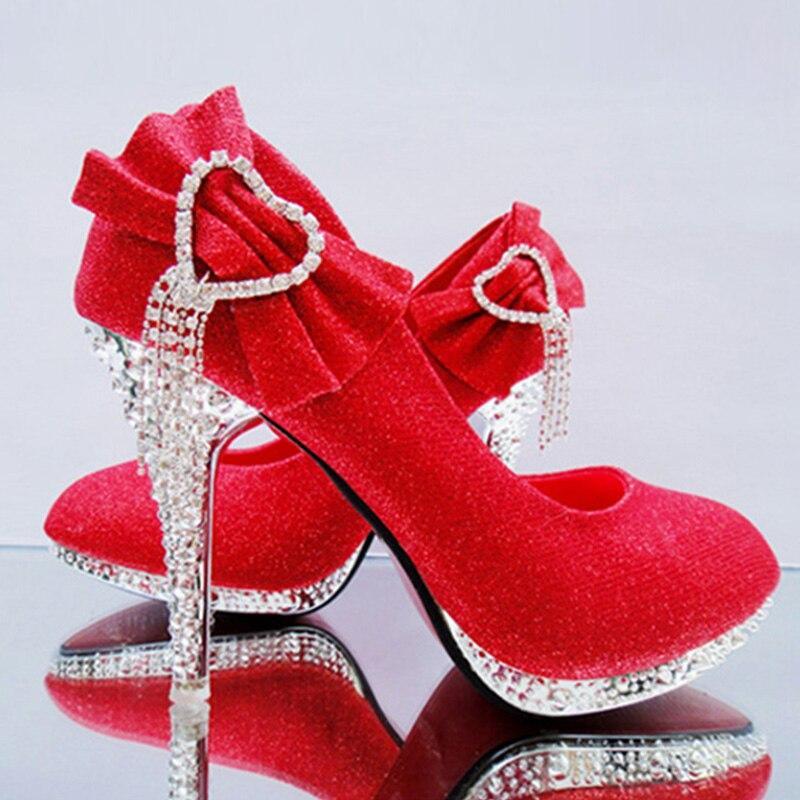 Rhinestone Bowtie Women's Wedding Shoes - Shoes - LeStyleParfait Kenya