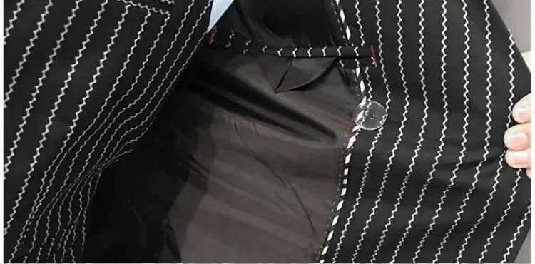 Richardson Three Piece Striped Suit - Three Piece Suit - LeStyleParfait