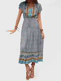 Printed Summer Maxi Dress - Maxi Dress - LeStyleParfait