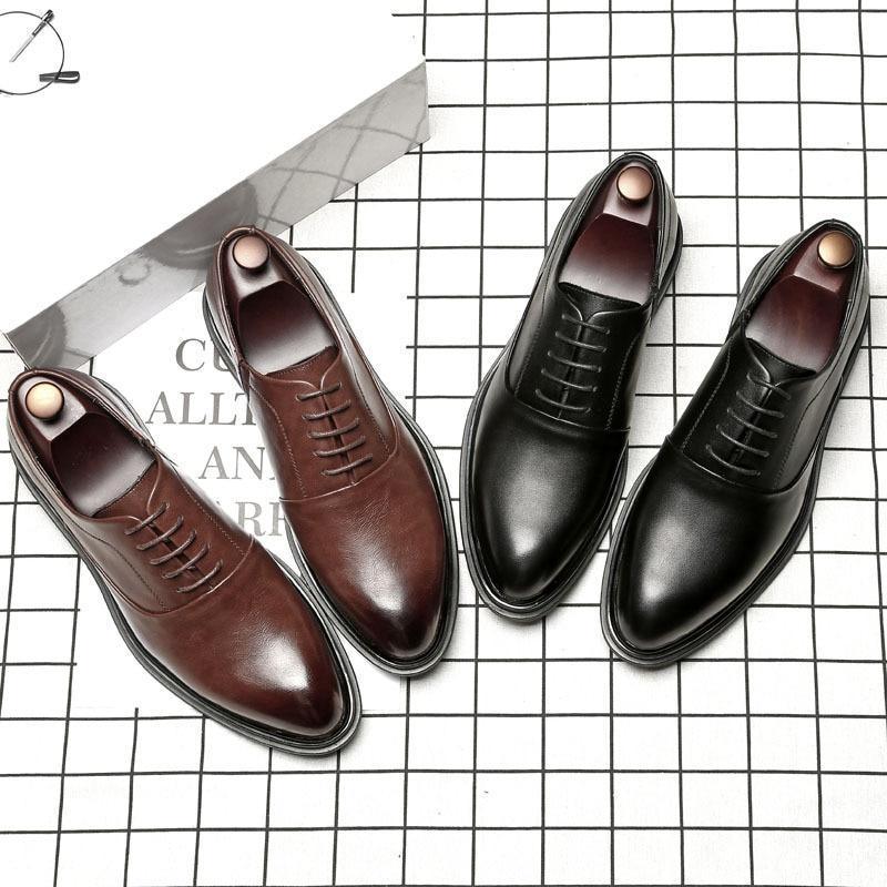 Ronald Men's Leather Oxford Shoes - Shoes - LeStyleParfait Kenya