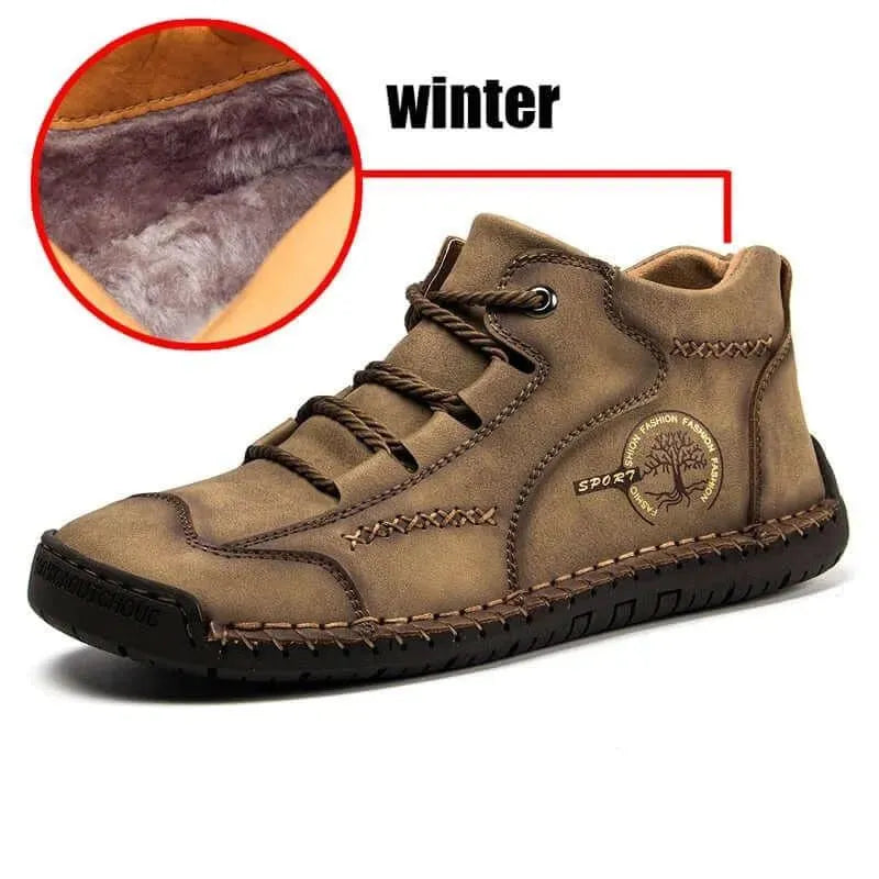 Rook - Lace-Up Leather Ankle Boots - Boots - LeStyleParfait